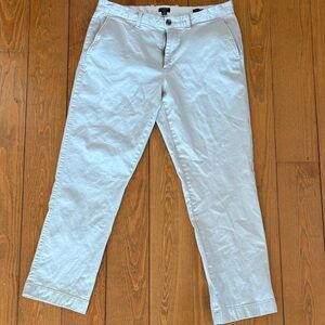 J. Crew Men's Light Gray/Stone Chinos
